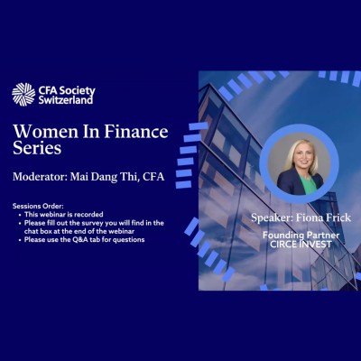 Women in Finance Series CFA Switzerland career